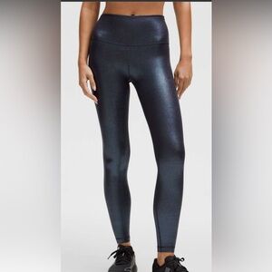 173. 2024 Lululemon Align High-Rise Ribbed Pant 28" *Shine
Radiate Foil Print